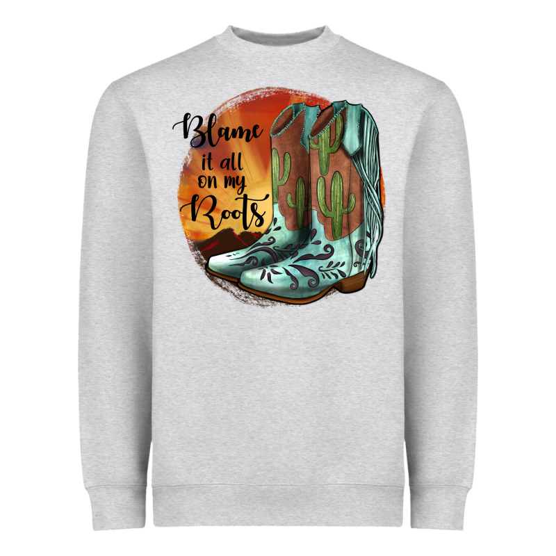 Blame It All On My Roots Heavyweight Sweatshirt by JahusDesignShop | Teevron