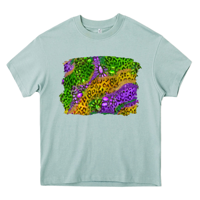 Leopard Gemstone Mardi Gras Heavy Core Tee by RanaPortraitStore | Teevron