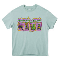 Arona Mardi Gras Mama with Beads Heavy Core Tee - HowdyJamesFarm