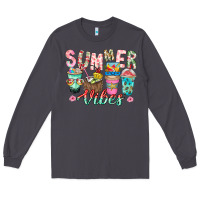 Smoke Summer Vibes Long Sleeve Tee - CowhideDigitalArt