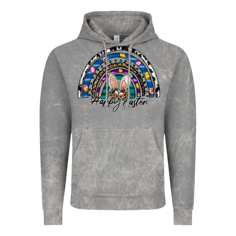 Happy Easter Rainbow Vintage Hoodie by CowhideDigitalArt | Teevron