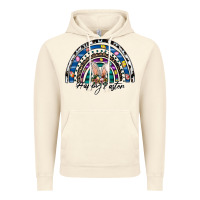 Vintage Artic happy easter rainbow Vintage Hoodie - CowhideDigitalArt