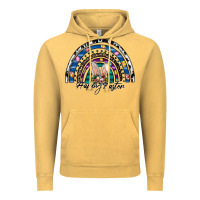 Vintage Mustard happy easter rainbow Vintage Hoodie - CowhideDigitalArt