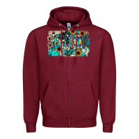 Burgundy senior2022 Zipper Hoodie - JahusDesignShop