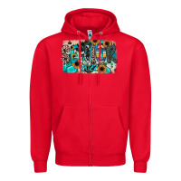 Red senior2022 Zipper Hoodie - JahusDesignShop