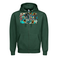 Sports Green senior2022 Zipper Hoodie - JahusDesignShop