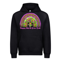 Black happy mardi gras y'all rainbow Urban Hoodie - Jasminsmagicworld
