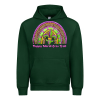 Forest Green happy mardi gras y'all rainbow Urban Hoodie - Jasminsmagicworld