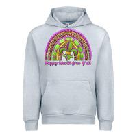 Heather Grey happy mardi gras y'all rainbow Urban Hoodie - Jasminsmagicworld