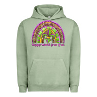 Pigment Oil Green happy mardi gras y'all rainbow Urban Hoodie - Jasminsmagicworld