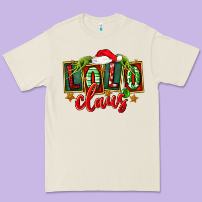 Christmas Lolo Claus Premium Tee Designed By Fadigitalartstudio