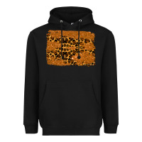 Black leopard glitter background Heavyweight Hoodie - RanaPortraitStore