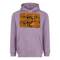 Lavender leopard glitter background Heavyweight Hoodie - RanaPortraitStore
