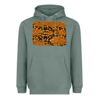 Sage leopard glitter background Heavyweight Hoodie - RanaPortraitStore