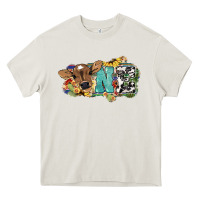 Cream One baby Cow Heavy Core Tee - HowdyJamesFarm