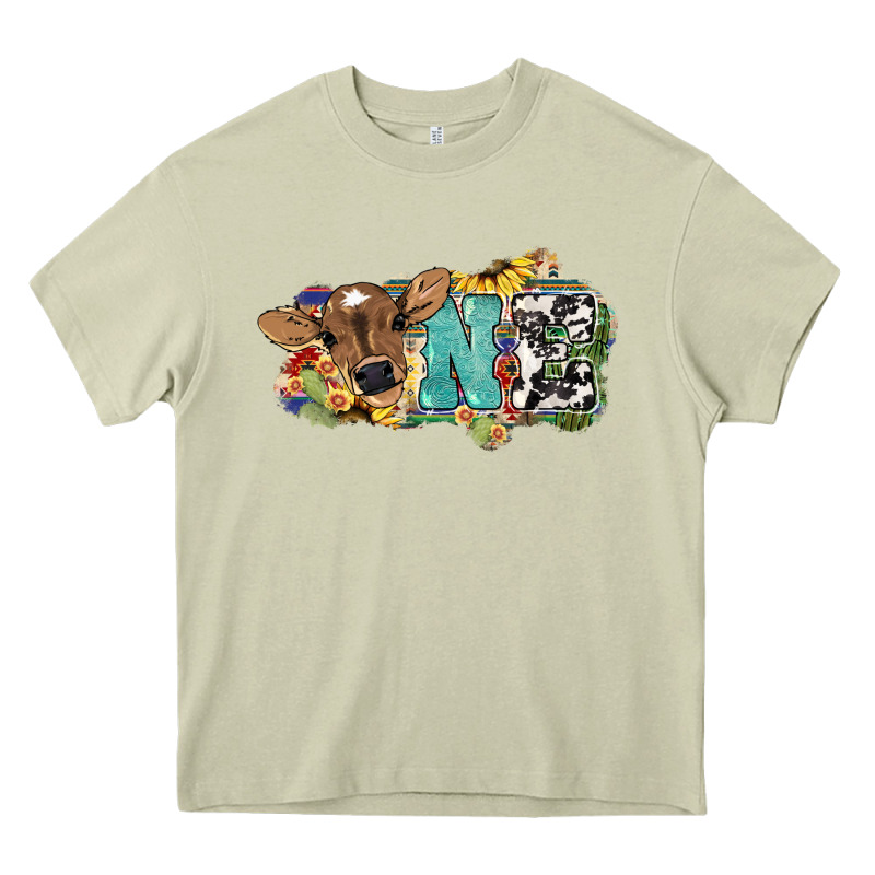 One Baby Cow Heavy Core Tee by HowdyJamesFarm | Teevron