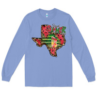 Colony Blue sweet summer time texas Long Sleeve Tee - CowhideDigitalArt