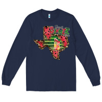Navy sweet summer time texas Long Sleeve Tee - CowhideDigitalArt