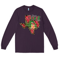 Plum sweet summer time texas Long Sleeve Tee - CowhideDigitalArt
