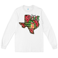 White sweet summer time texas Long Sleeve Tee - CowhideDigitalArt
