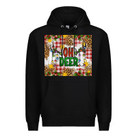 Black Oh Deer Premium Hoodie - Artiststas