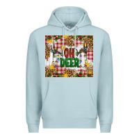 Blue Mist Oh Deer Premium Hoodie - Artiststas