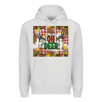 Dove Grey Oh Deer Premium Hoodie - Artiststas