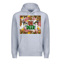 Heather Grey Oh Deer Premium Hoodie - Artiststas