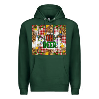 Sports Green Oh Deer Premium Hoodie - Artiststas