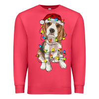 Cardinal christmas beagle Premium Sweatshirt - RanaPortraitStore