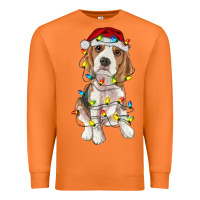 Carrot christmas beagle Premium Sweatshirt - RanaPortraitStore