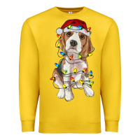 Lemon christmas beagle Premium Sweatshirt - RanaPortraitStore