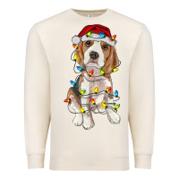 Sandshell christmas beagle Premium Sweatshirt - RanaPortraitStore