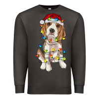 Smoke christmas beagle Premium Sweatshirt - RanaPortraitStore