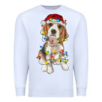 White christmas beagle Premium Sweatshirt - RanaPortraitStore