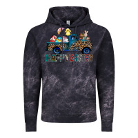 Cloud Black Happy Easter truck Vintage Hoodie - CowhideDigitalArt