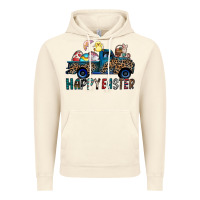 Vintage Artic Happy Easter truck Vintage Hoodie - CowhideDigitalArt