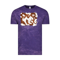 Cloud Purple cowhide Vintage Tee - RanaPortraitStore