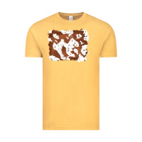 Vintage Mustard cowhide Vintage Tee - RanaPortraitStore