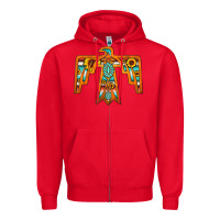 Red thunderbird Zipper Hoodie - JahusDesignShop
