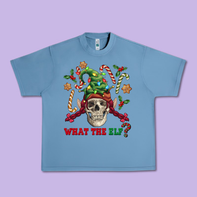What The Elf Skull Urban Heavy Tee Designed By Fadigitalartstudio