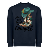 Navy Should Have Been A Cowgirl Heavyweight Sweatshirt - JahusDesignShop