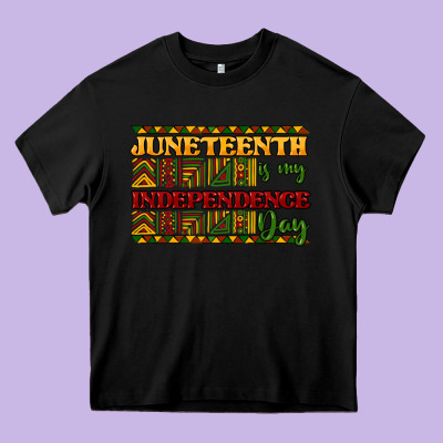Juneteenth Is My Independence Day Heavy Core Tee Designed By Howdyjamesfarm