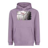 Lavender volleyball brushstroke Heavyweight Hoodie - RanaPortraitStore