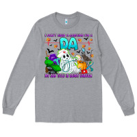 Heather Grey I Don't Need A Costume Im A DA My Job Title Is Sca Long Sleeve Tee - CowhideDigitalArt