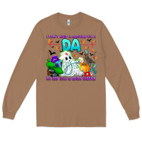 Toasted Coconut I Don't Need A Costume Im A DA My Job Title Is Sca Long Sleeve Tee - CowhideDigitalArt
