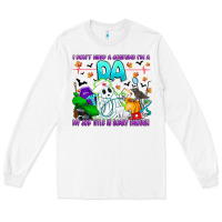 White I Don't Need A Costume Im A DA My Job Title Is Sca Long Sleeve Tee - CowhideDigitalArt
