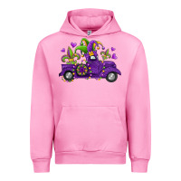 Fuchsia Pink mardi gras truck Urban Hoodie - Jasminsmagicworld