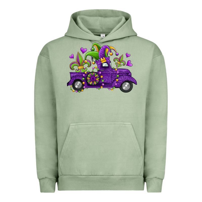Mardi Gras Truck Urban Hoodie by Jasminsmagicworld | Teevron