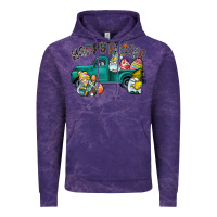 Cloud Purple Happy Easter truck Vintage Hoodie - CowhideDigitalArt